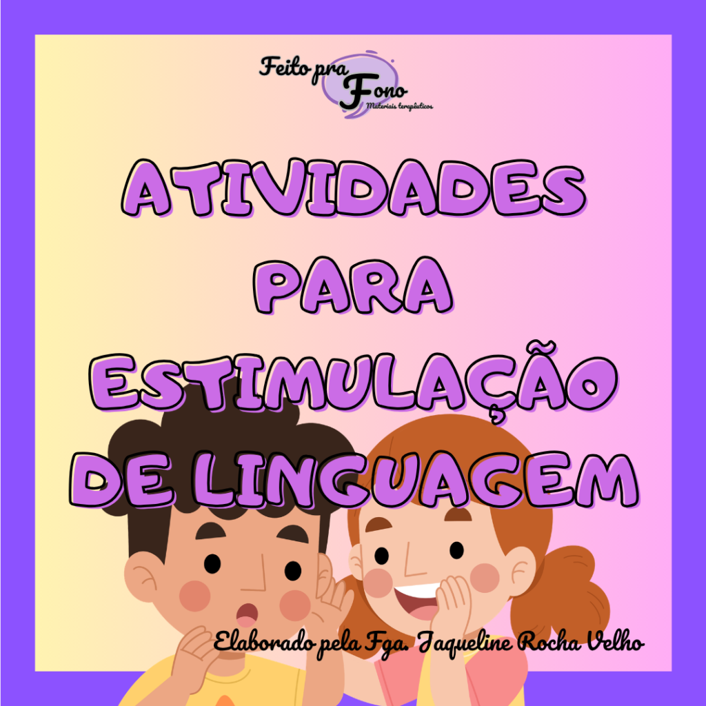 E-book de Atividades de Estimulação de Linguagem
